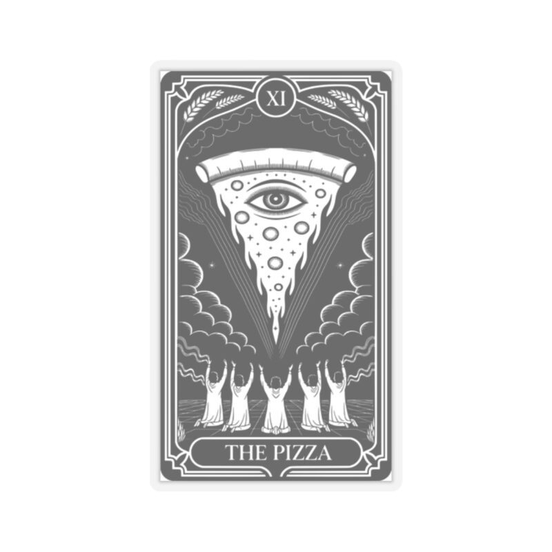 The Pizza Tarot Kiss-Cut Sticker - Image 4