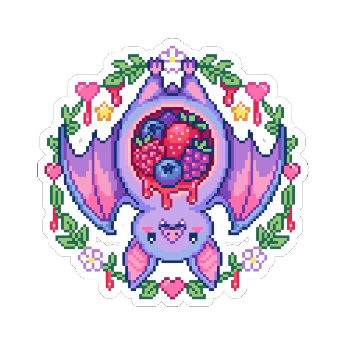 Fruit Bat Kiss-Cut Sticker