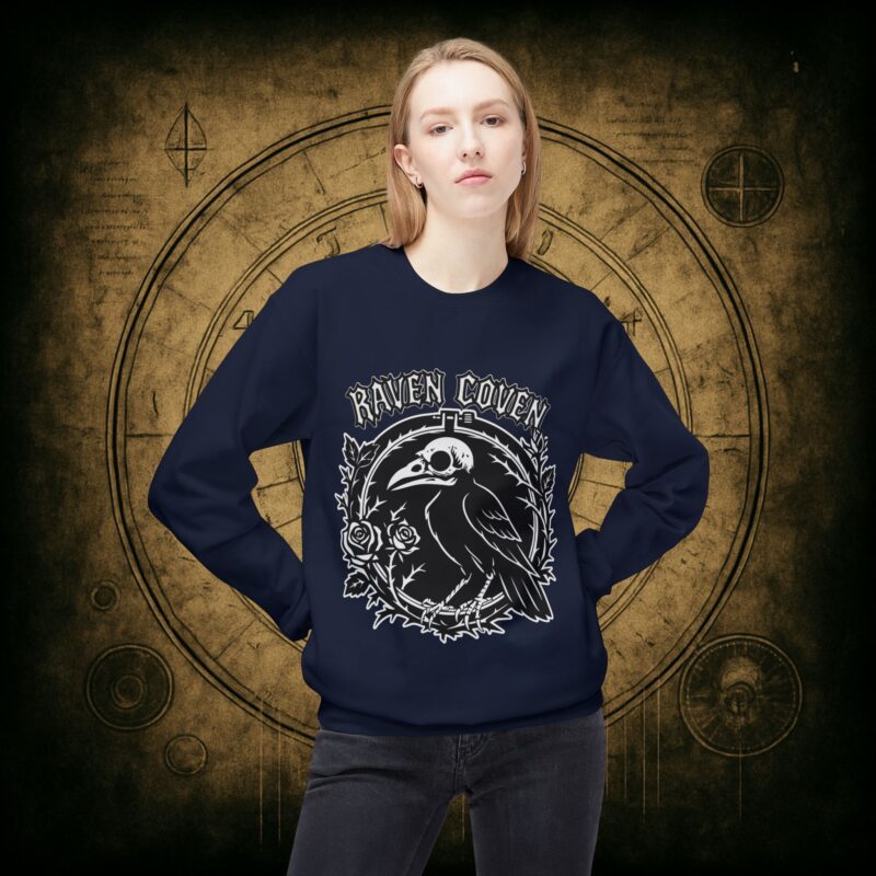 Raven of the Coven Raven Unisex Sweatshirt - Image 35