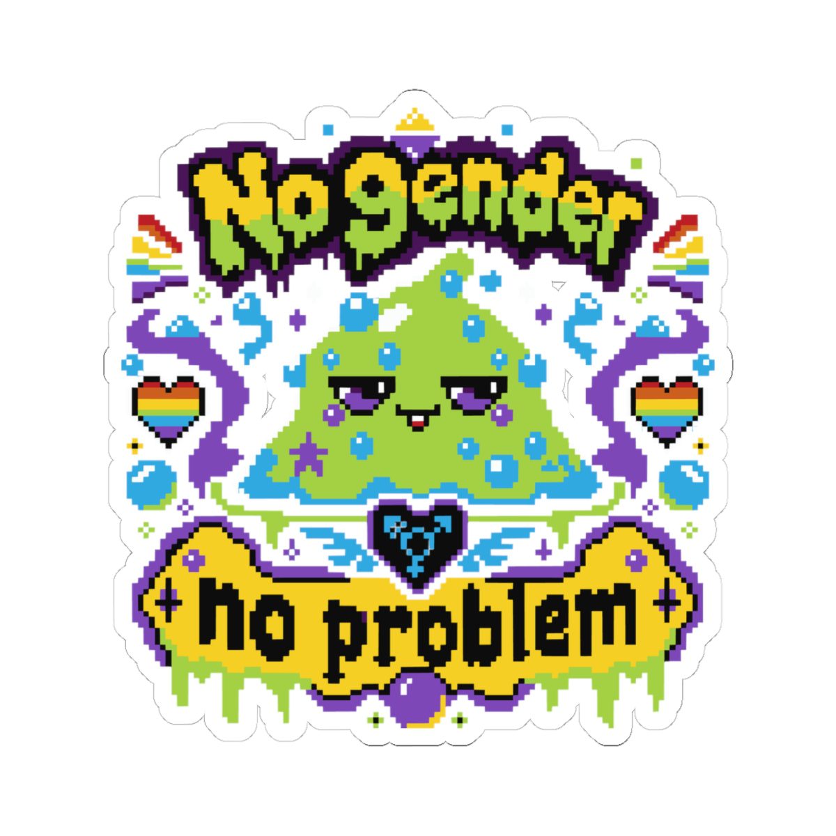 No Gender Kiss-Cut Sticker