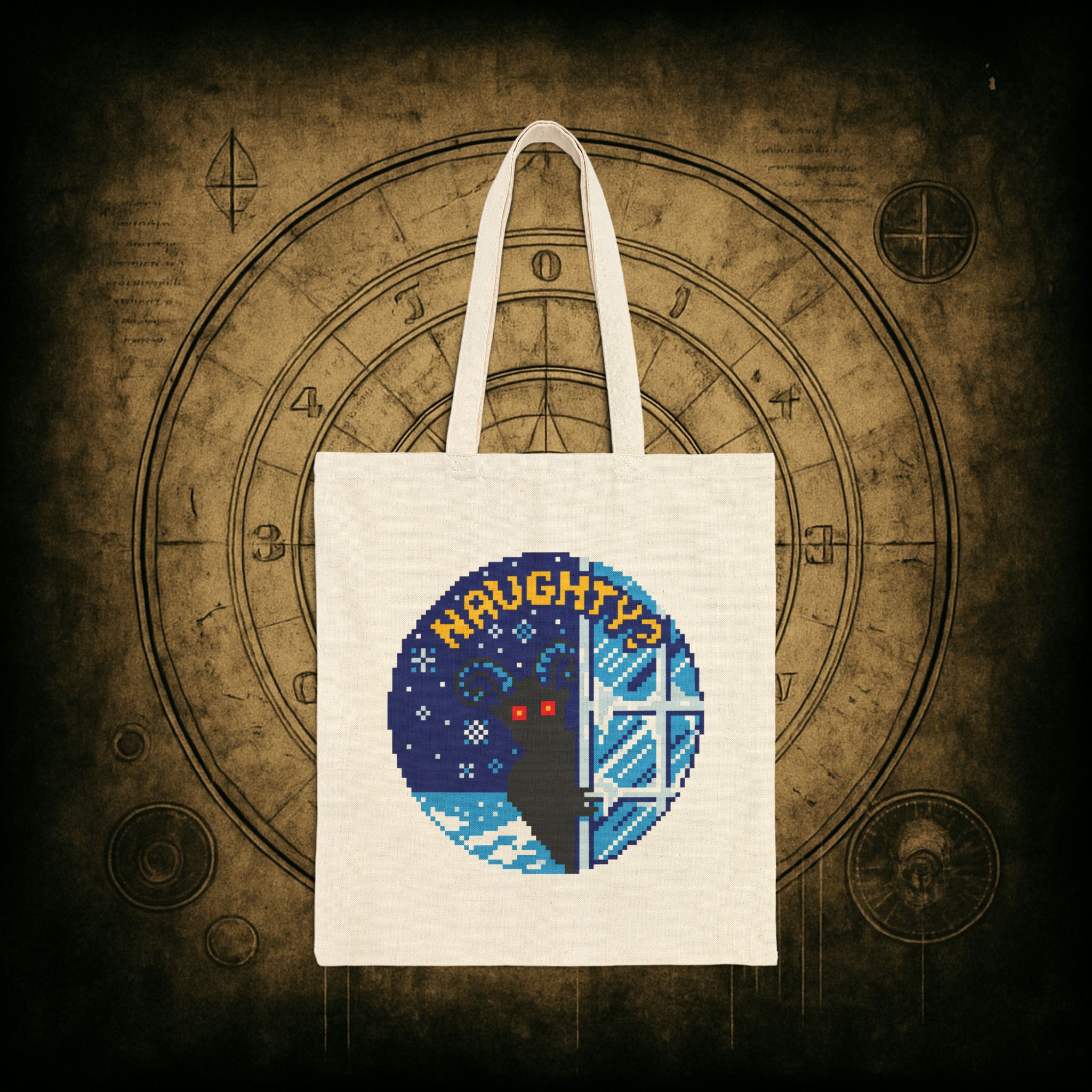 Peeping Krampus Tote Bag - Image 8