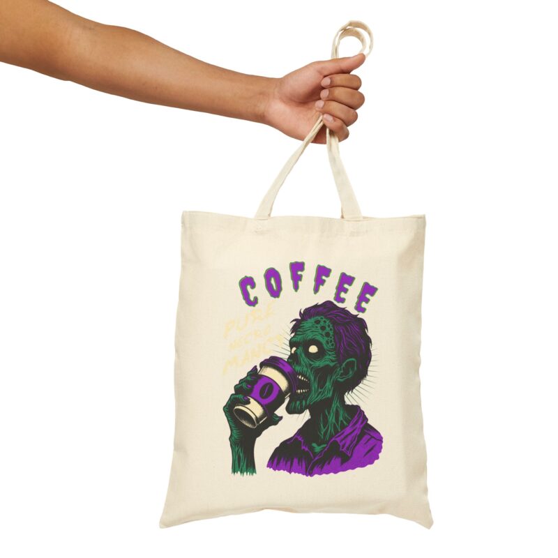 Zombie Coffee Necromancy Tote Bag - Image 11