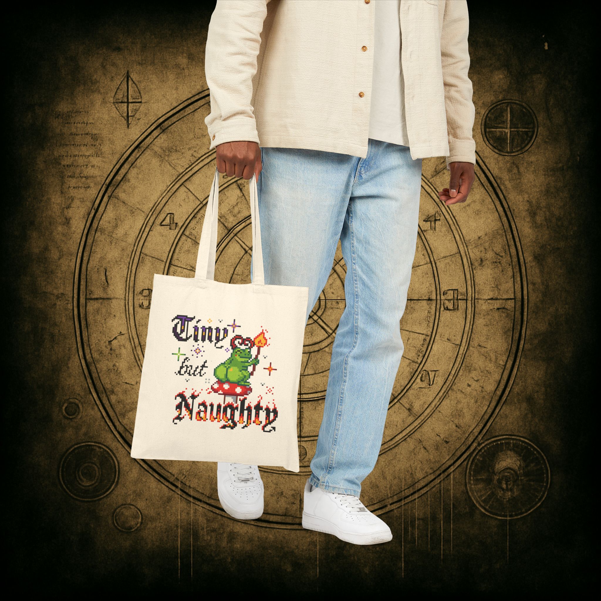 Tiny But Naughty Tote Bag - Image 7