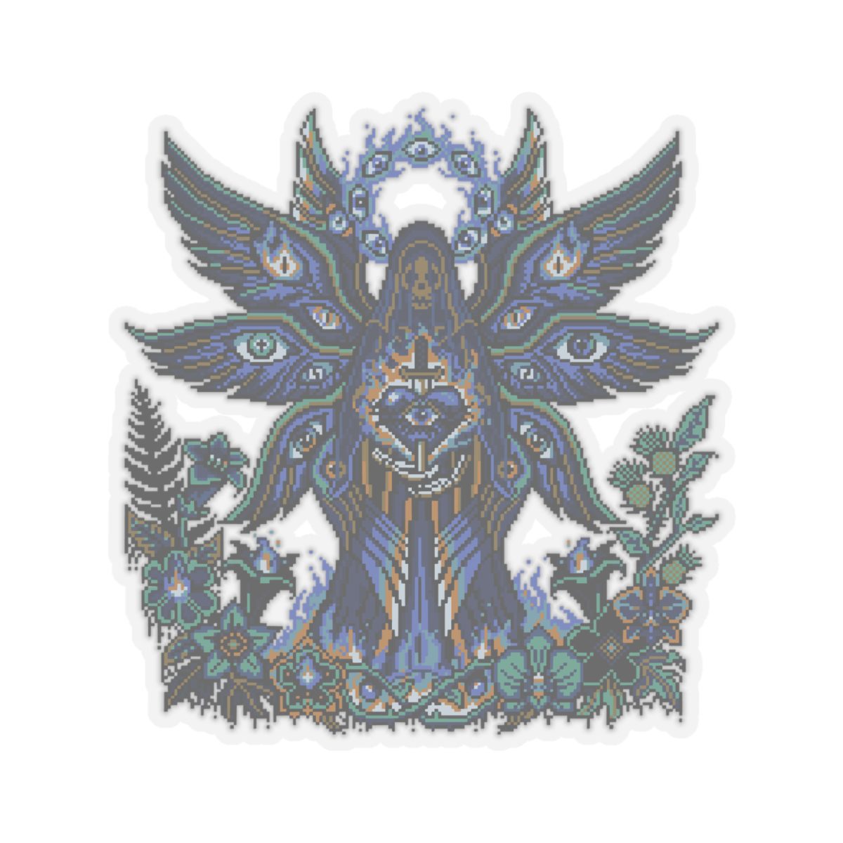Fallen Seraphim Night Kiss-Cut Sticker - Image 16