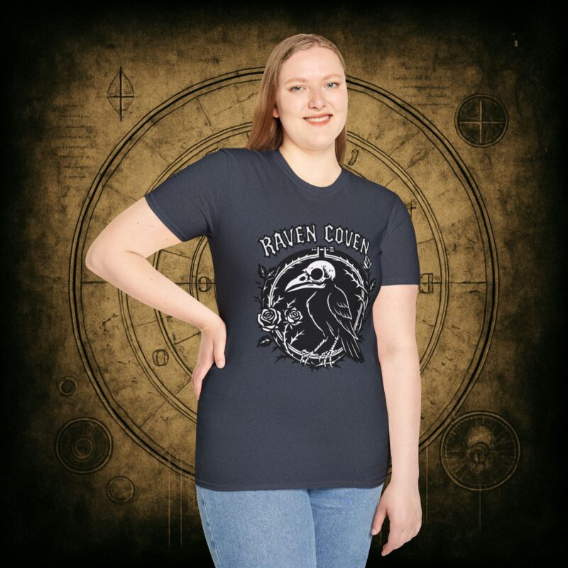 Raven of the Coven Raven Unisex T-Shirt - Image 55