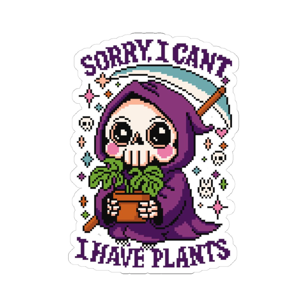 I Have Plants Kiss-Cut Sticker