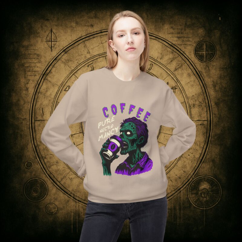 Zombie Coffee Necromancy Sweatshirt - Image 17
