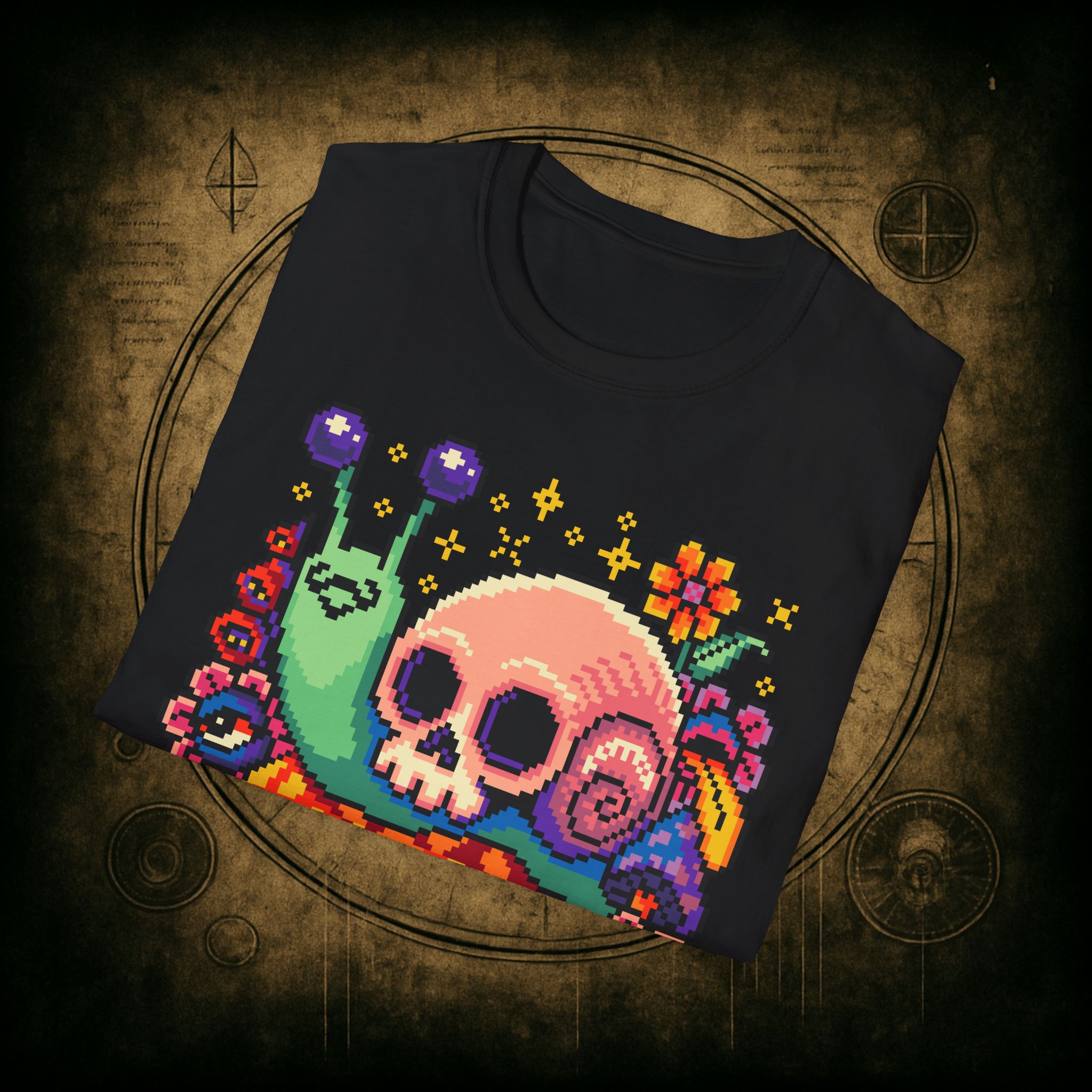 Skull Snail Unisex T-Shirt - Image 8