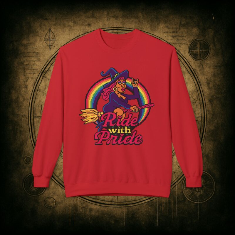 Ride with Pride Unisex Sweatshirt - Image 4