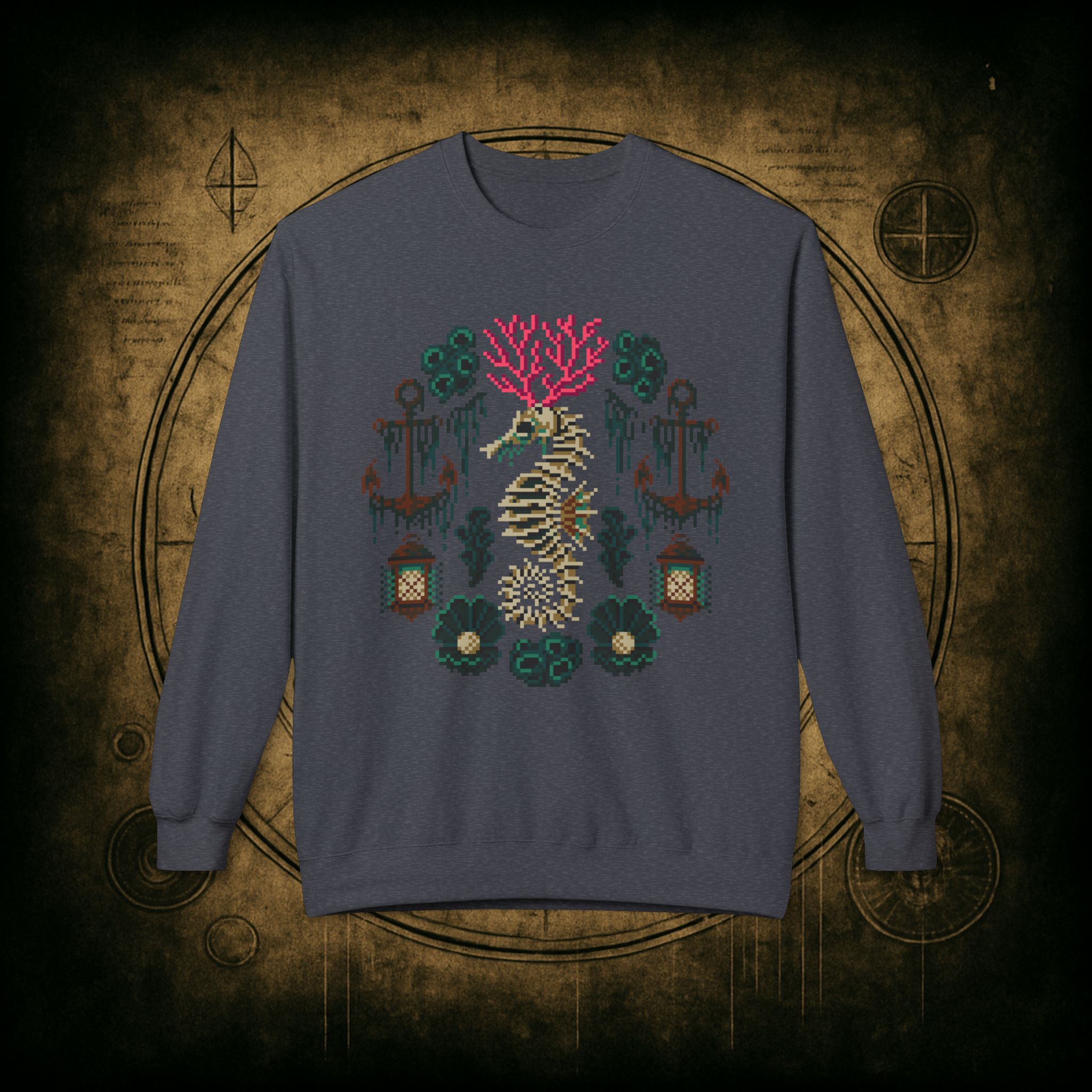 Coral Seahorse Sweatshirt - Image 29