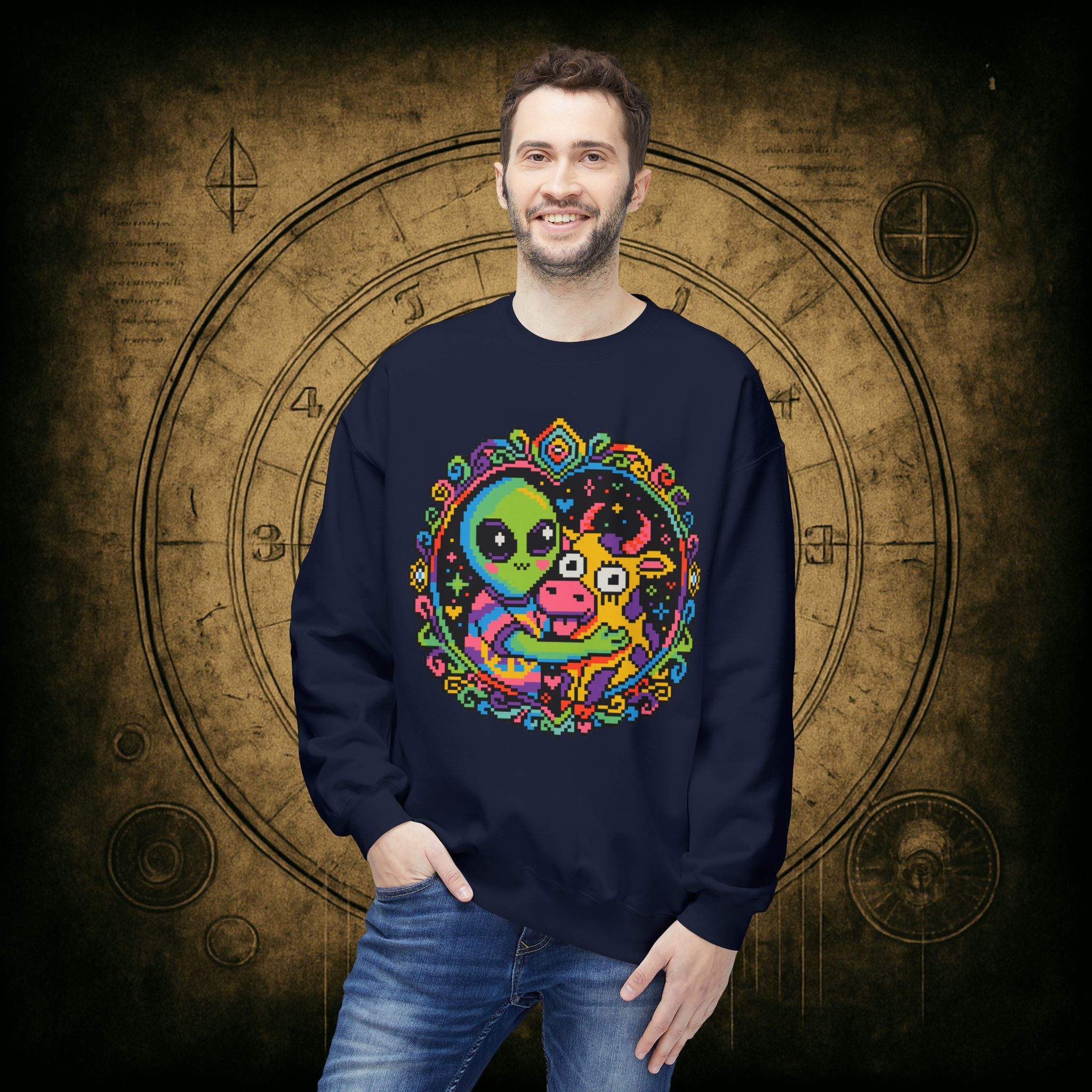 Space Cow Sweatshirt - Image 47