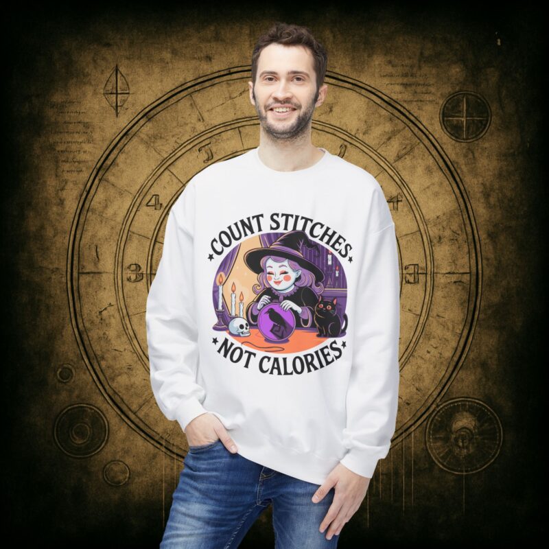 Count Stitches Unisex Sweatshirt - Image 9