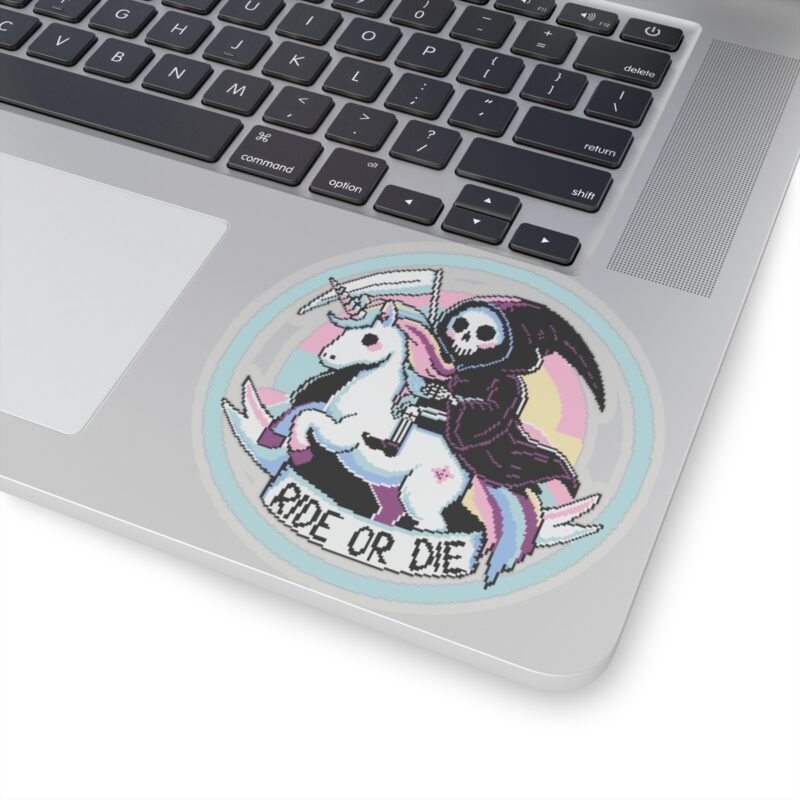 Ride or Die Kiss-Cut Sticker - Image 17