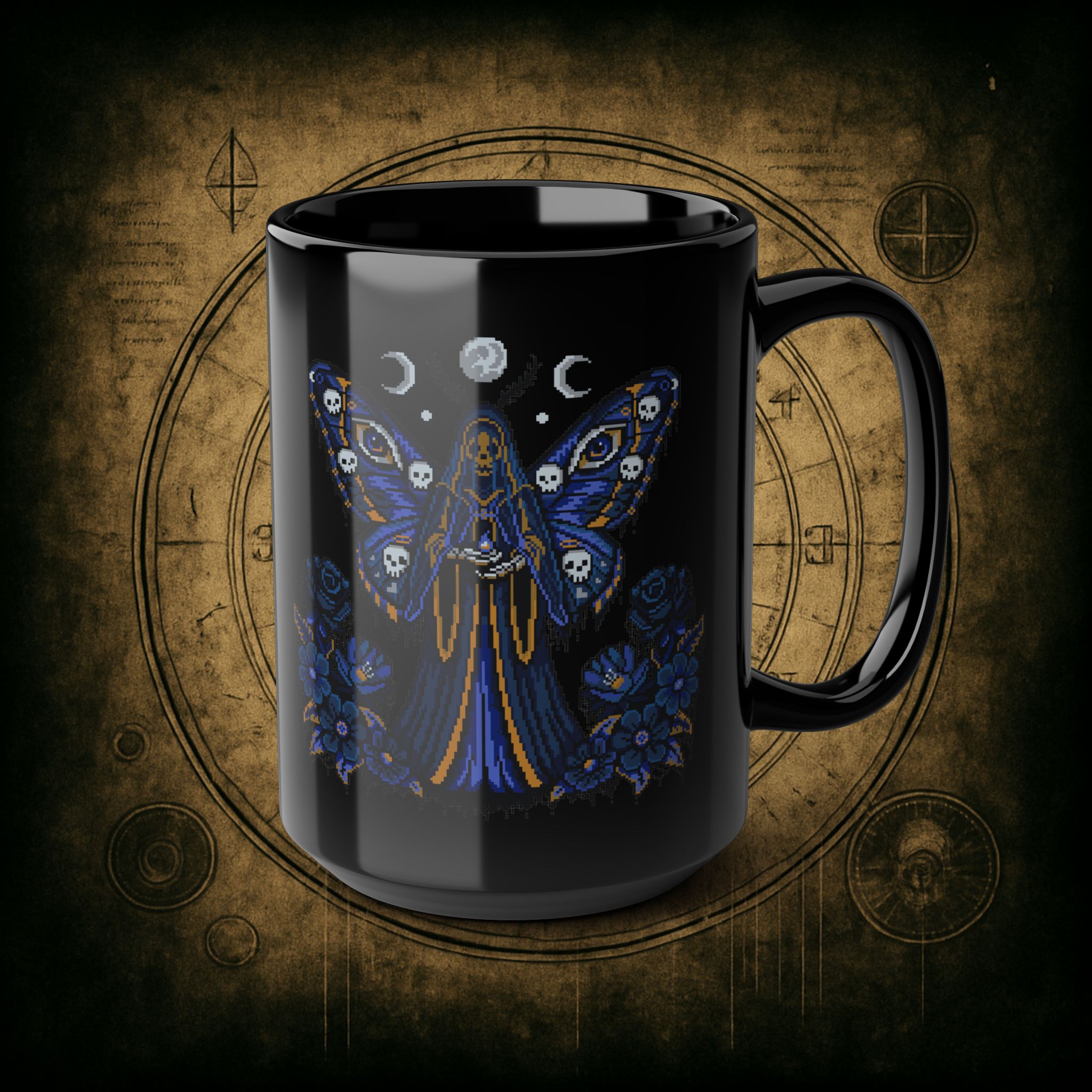 Death Moth Night Ceramic Mug - Image 10