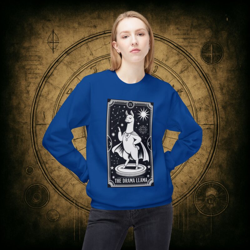The Drama Llama Tarot Unisex Sweatshirt - Image 32