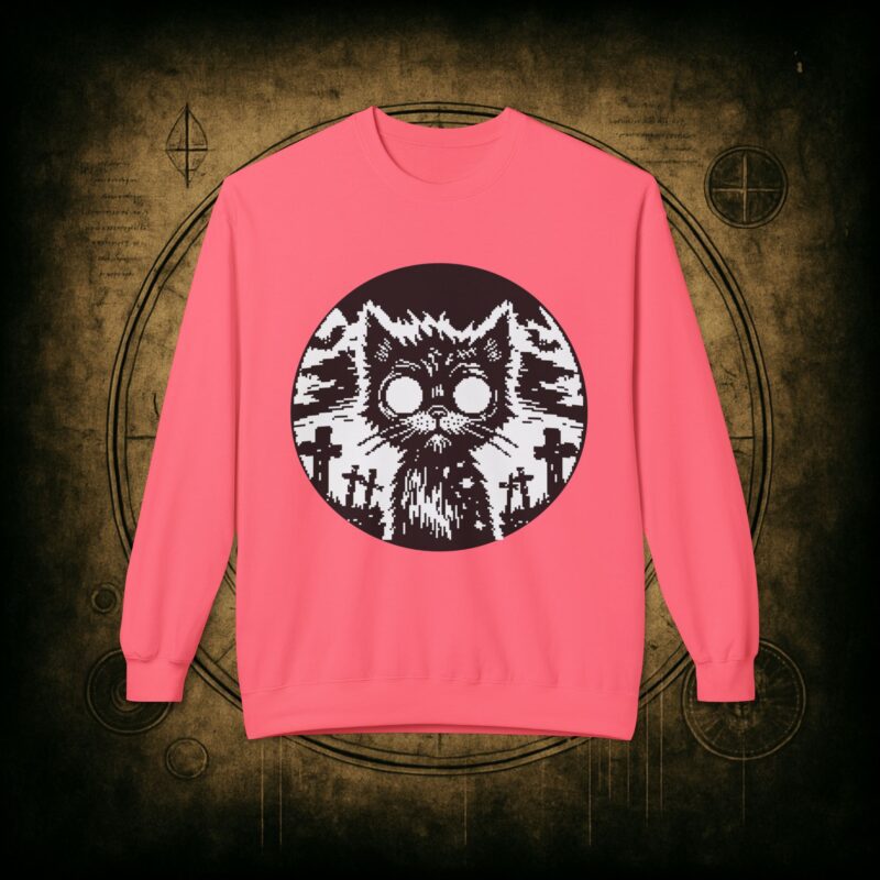 Zombie Cat Unisex Sweatshirt - Image 40