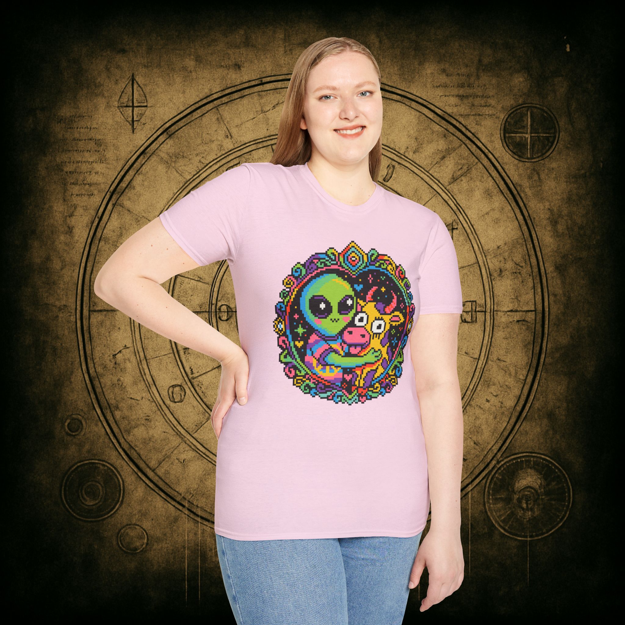 Space Cow Unisex T-Shirt - Image 80