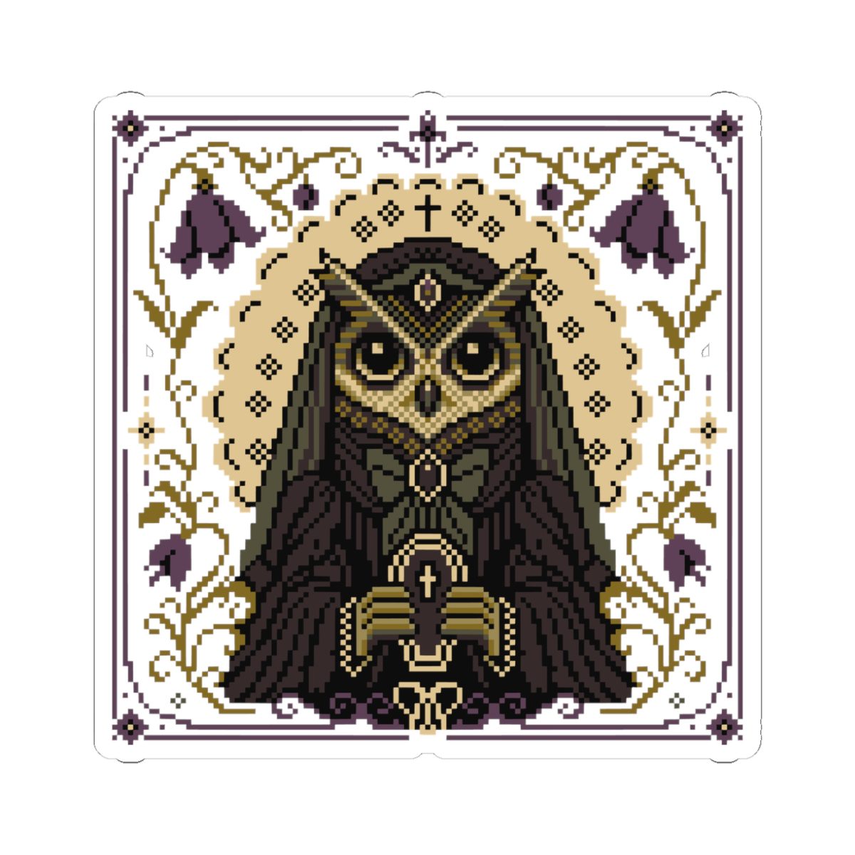 Mourning Widowl Kiss-Cut Sticker