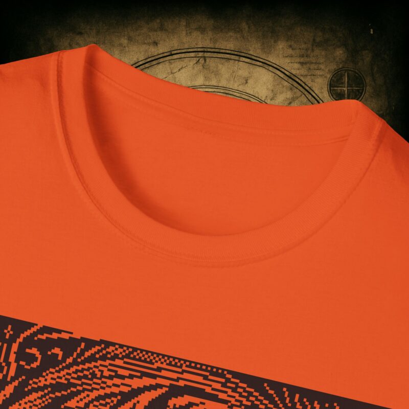 Woodcut Stitch Witch Unisex T-Shirt - Image 28