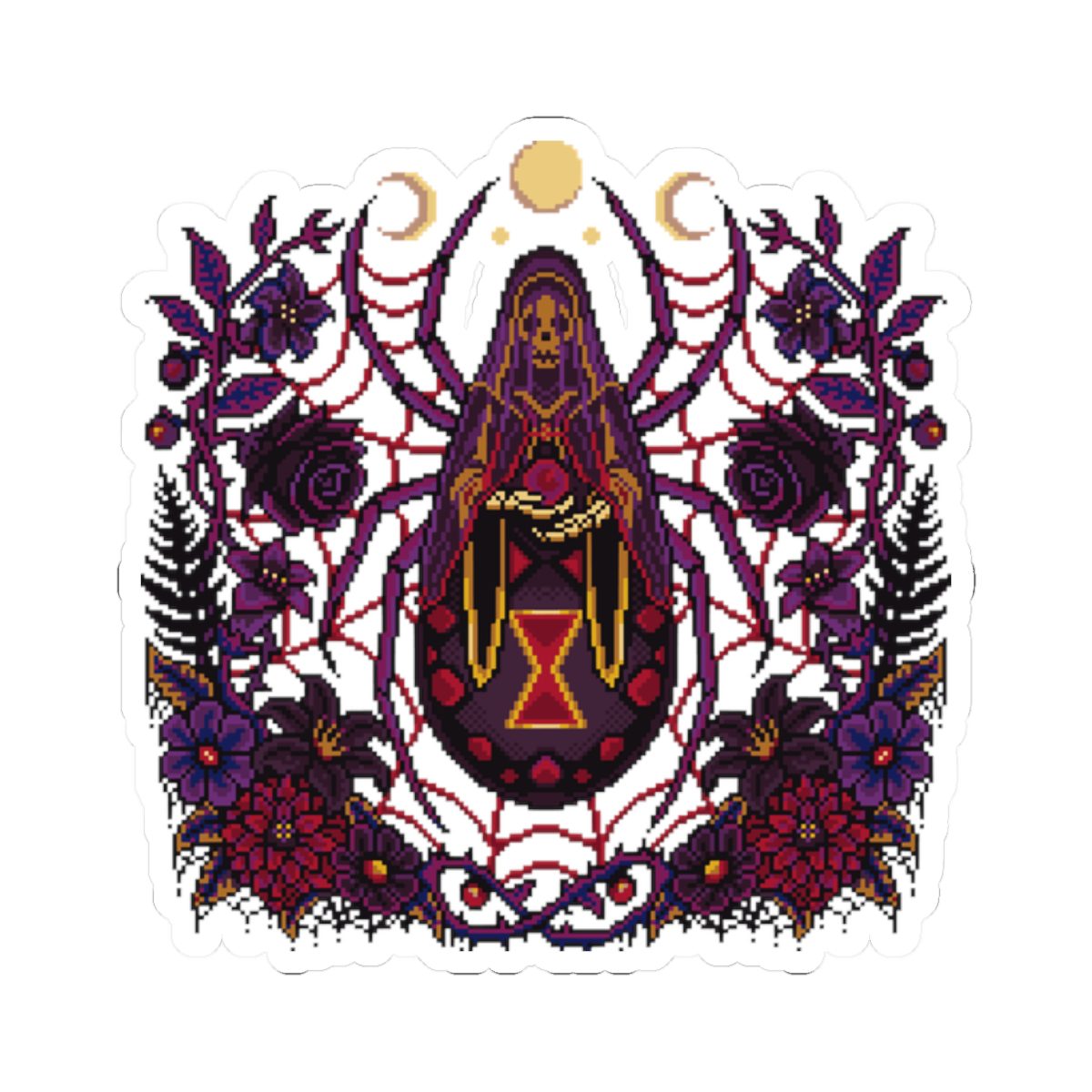 Black Widow Dusk Kiss-Cut Sticker - Image 7