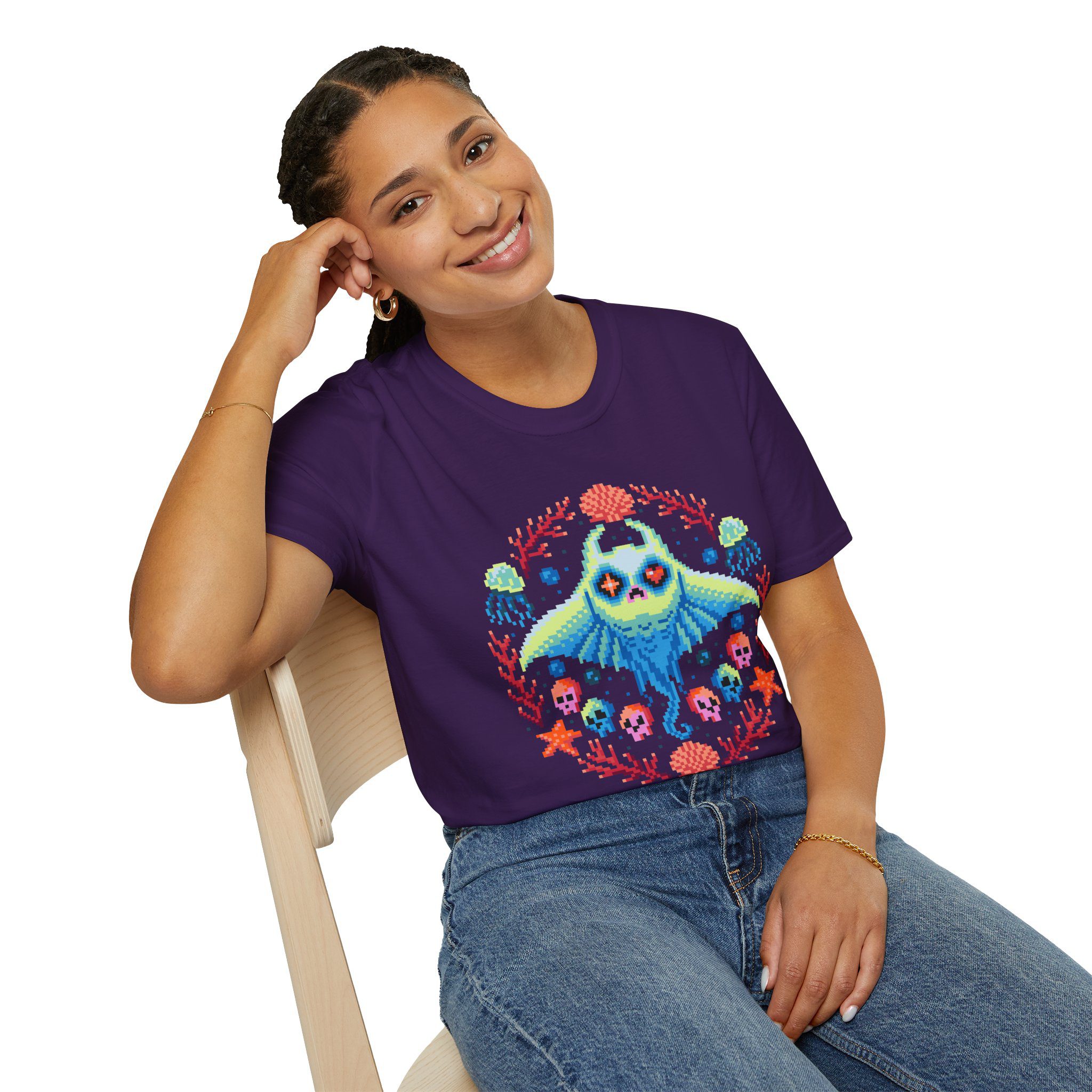 Manta Ray Unisex T-Shirt - Image 64