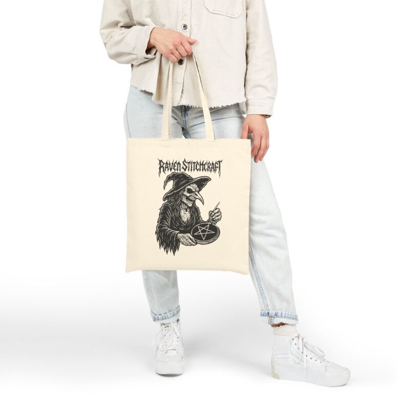 Raven Stitcher Tote Bag - Image 10