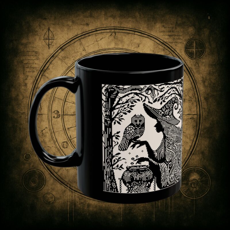 Wood Witch 2 Ceramic Mug - Image 3