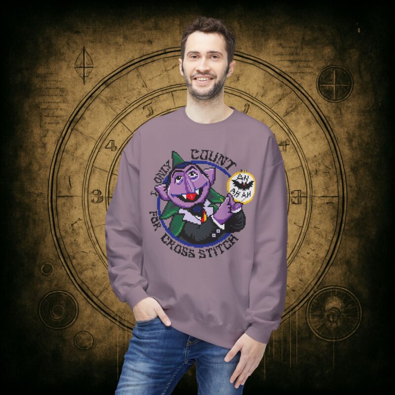 Count for Cross Stitch Unisex Sweatshirt - Image 39