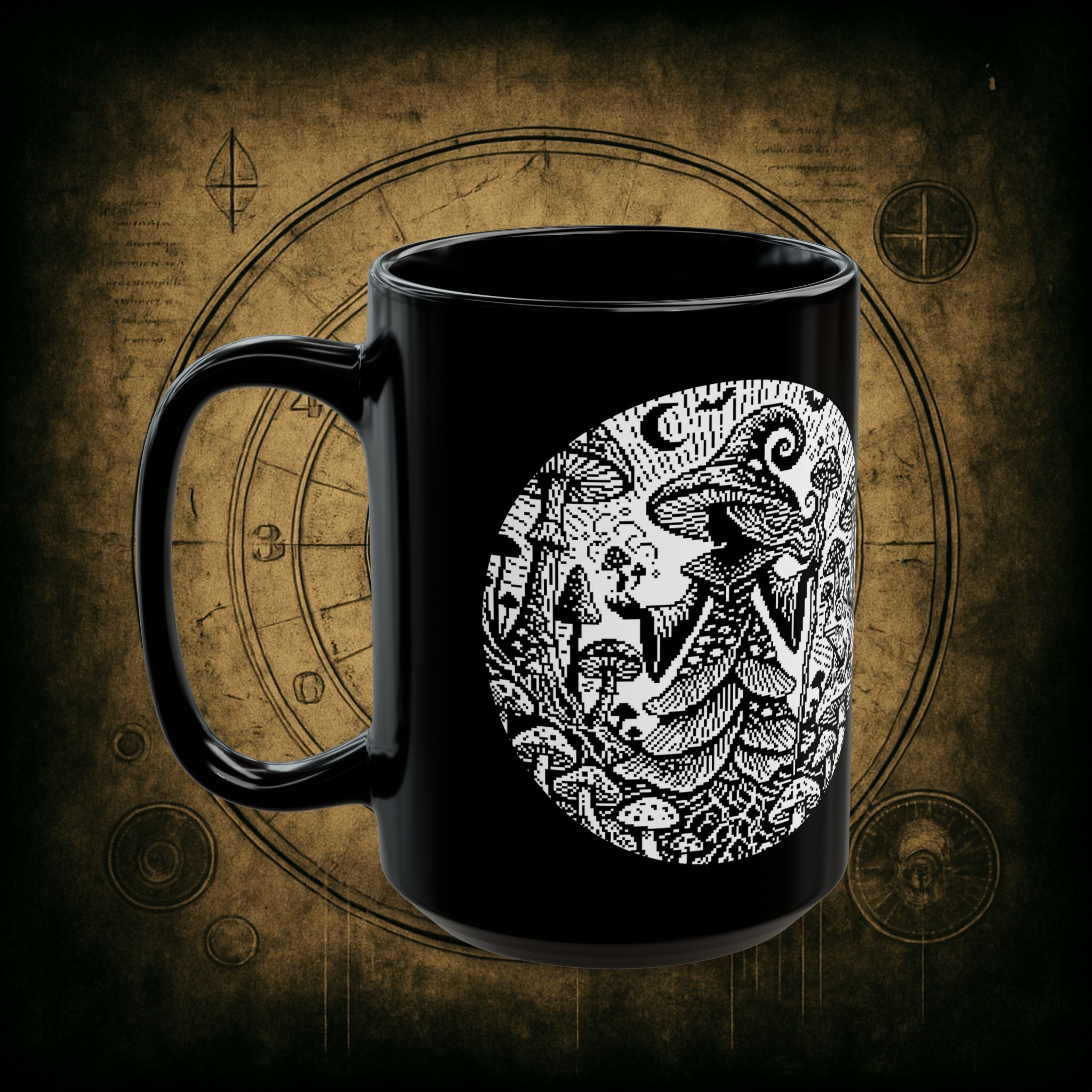 Mycelium Witch Ceramic Mug - Image 8
