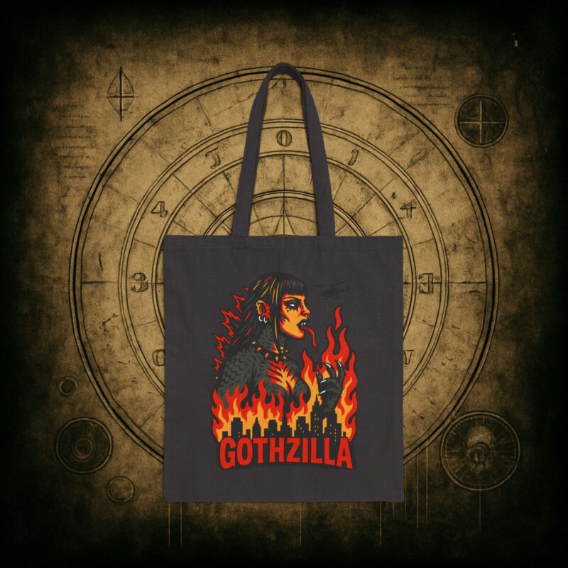 Gothzilla Tote Bag - Image 7