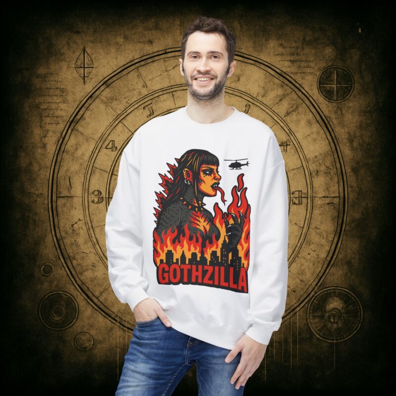 Gothzilla Unisex Sweatshirt - Image 9