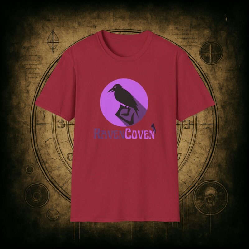 Raven Coven Logo Unisex T-Shirt - Image 73