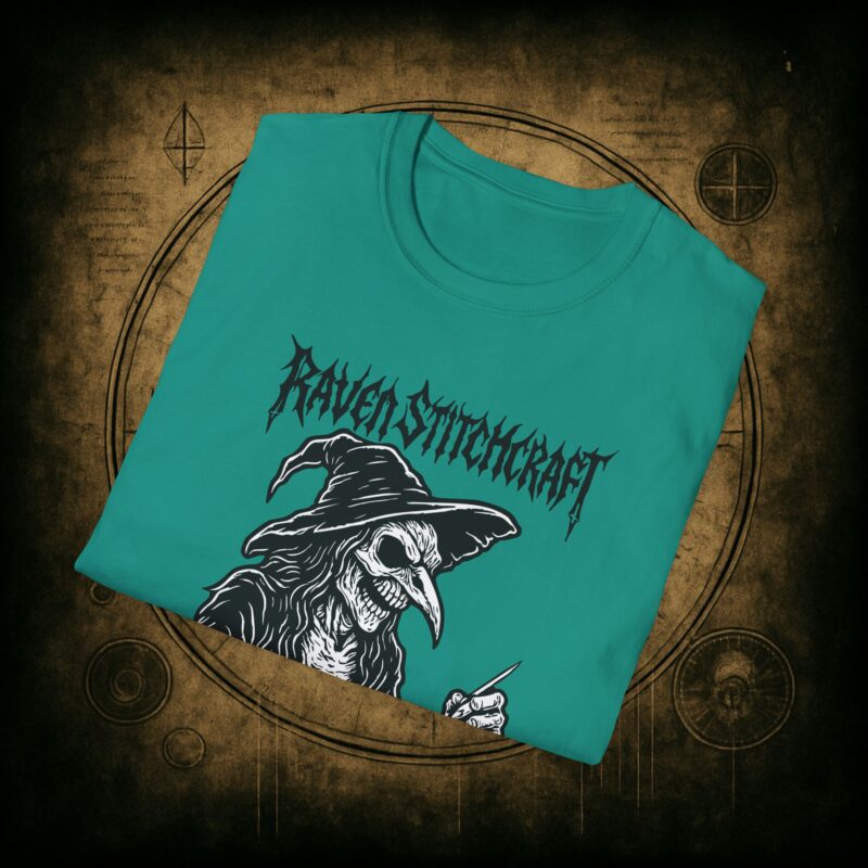 Raven Stitcher Unisex T-Shirt - Image 44