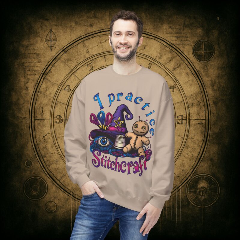 I Practice Stitchcraft Unisex Sweatshirt - Image 15