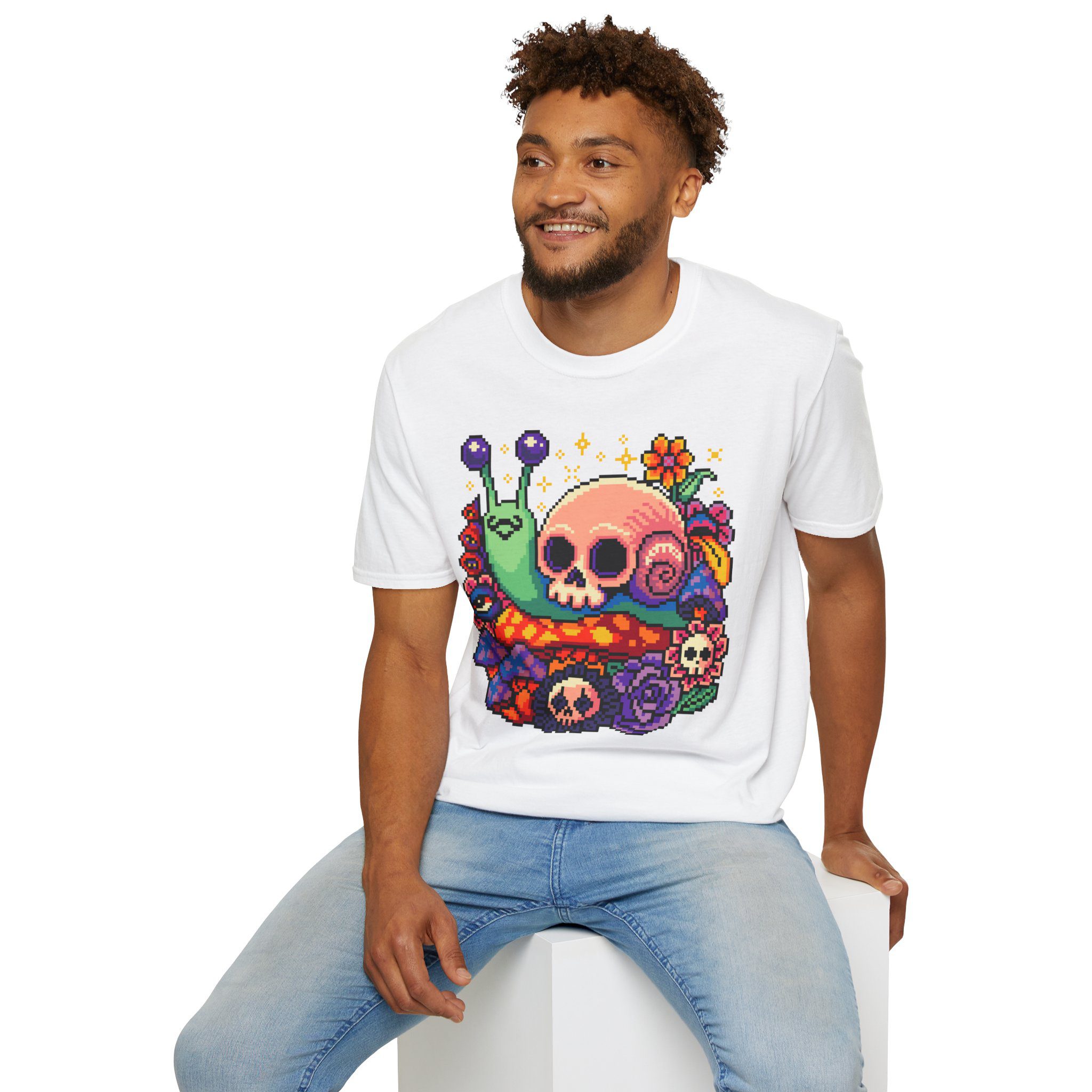 Skull Snail Unisex T-Shirt - Image 35