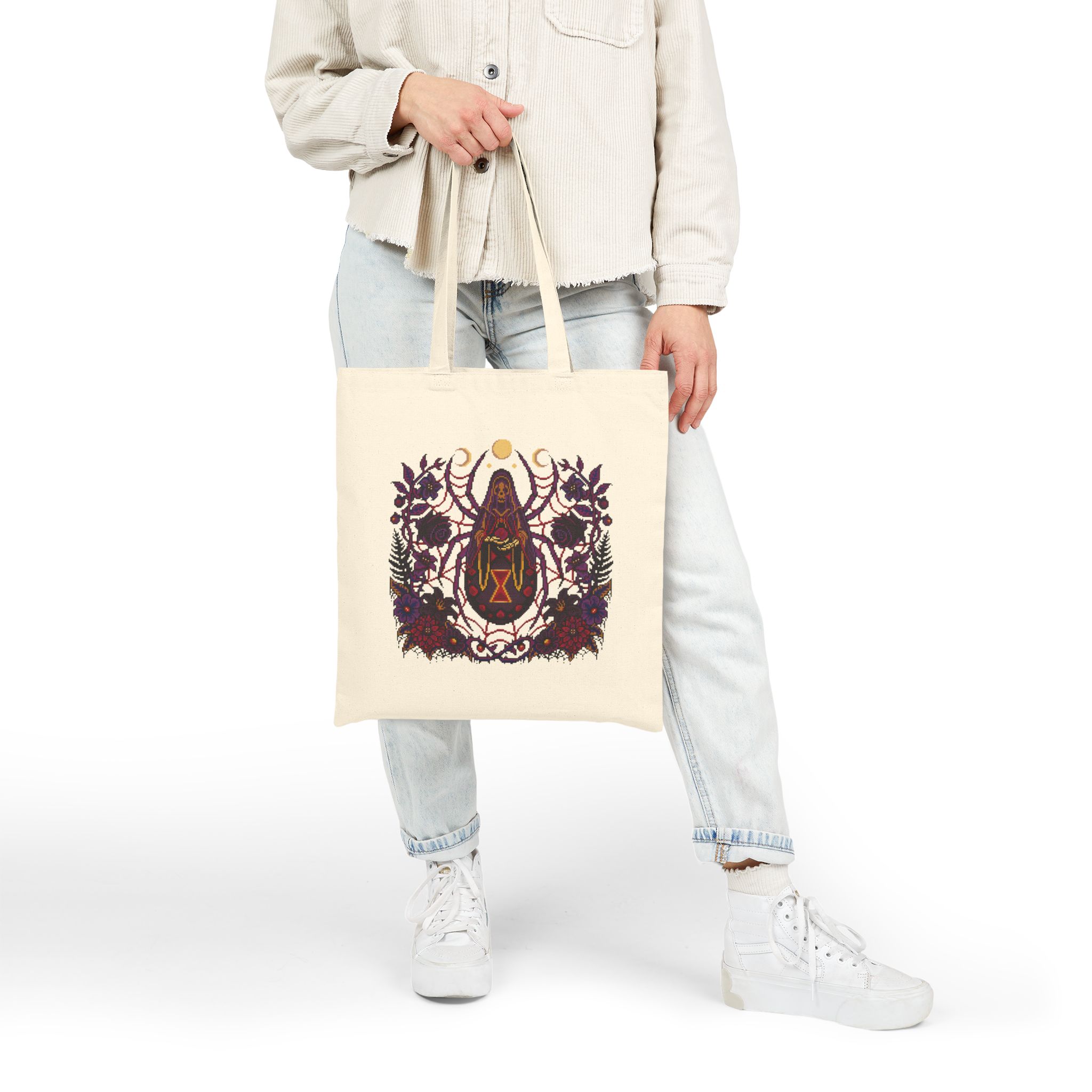 Black Widow Dusk Tote Bag - Image 11