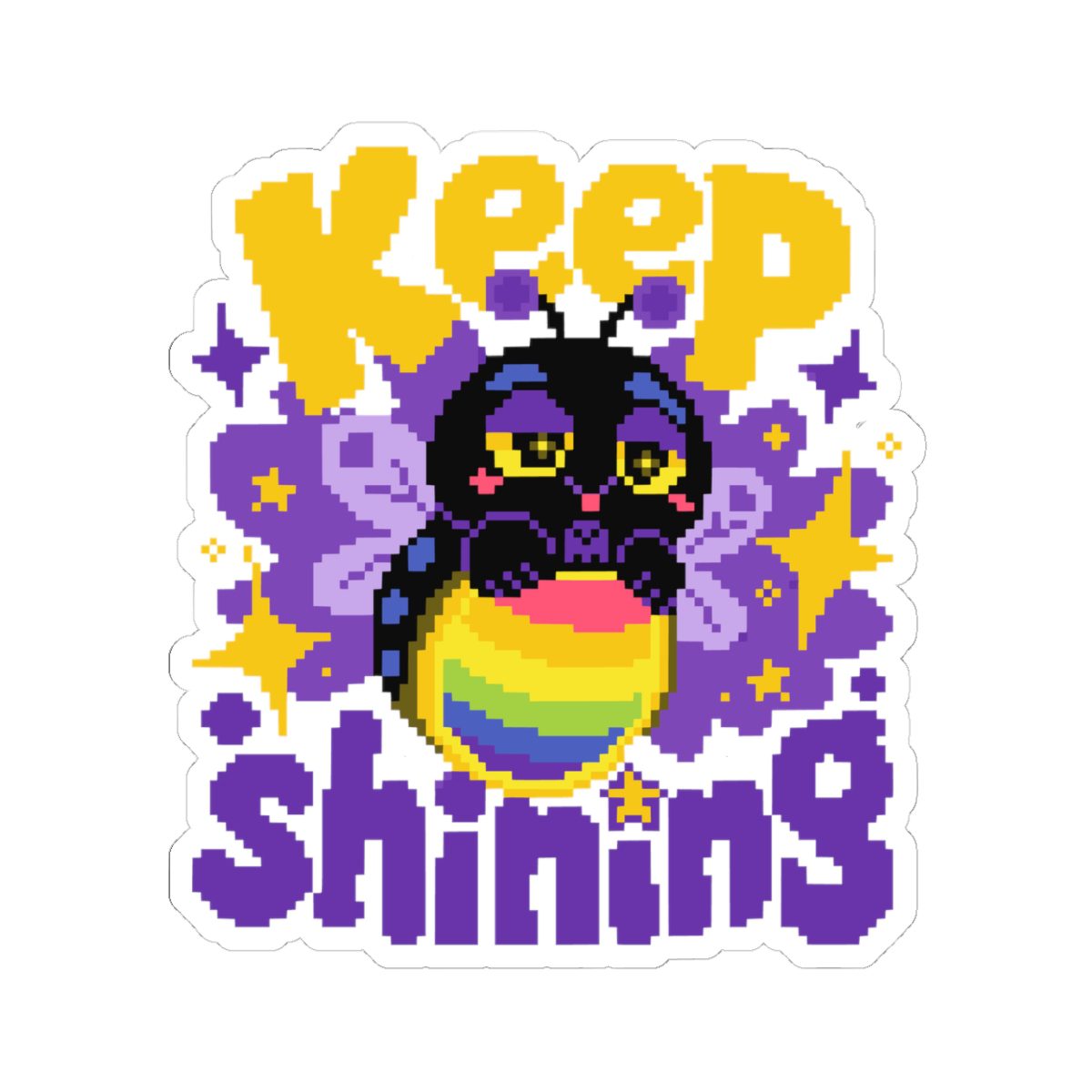 Keep Shining Kiss-Cut Sticker