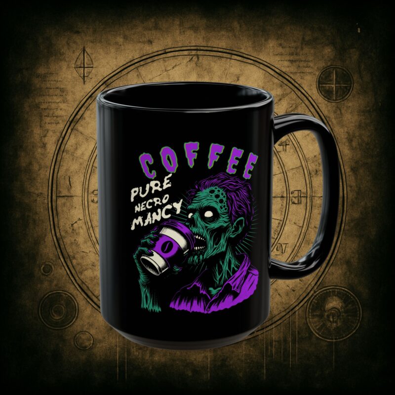 Zombie Coffee Necromancy Ceramic Mug - Image 9