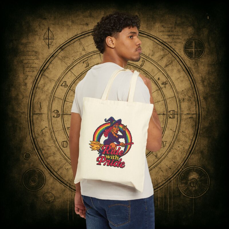 Ride with Pride Tote Bag - Image 8