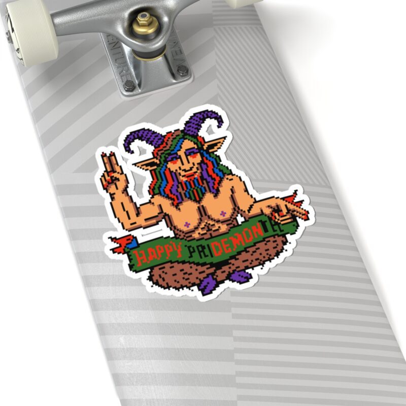 Happy priDEMONth Kiss-Cut Sticker - Image 23
