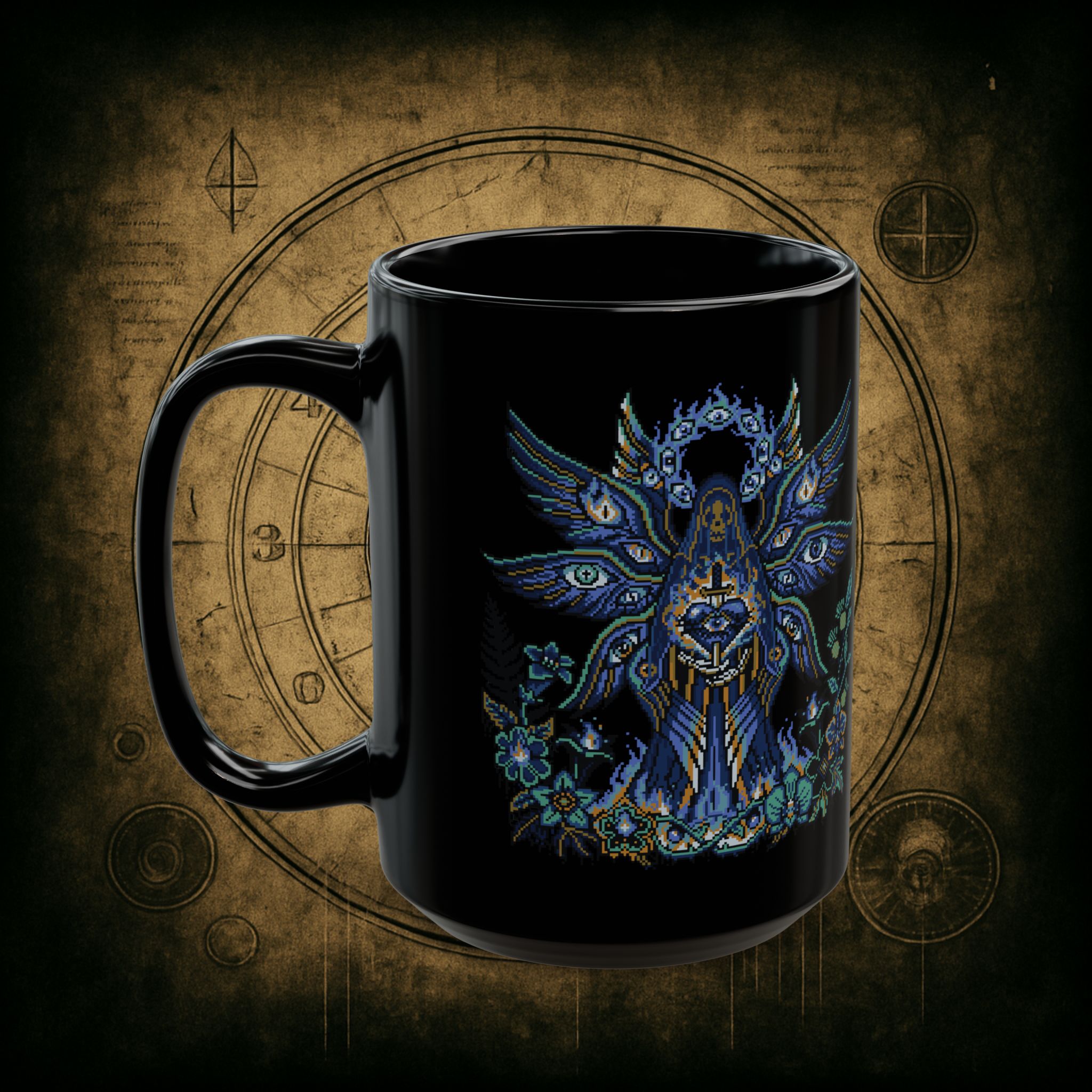 Fallen Seraphim Night Ceramic Mug - Image 8
