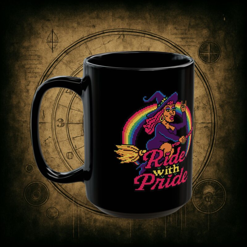 Ride with Pride Ceramic Mug - Image 8