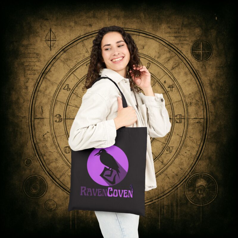 Raven Coven Logo Tote Bag - Image 3