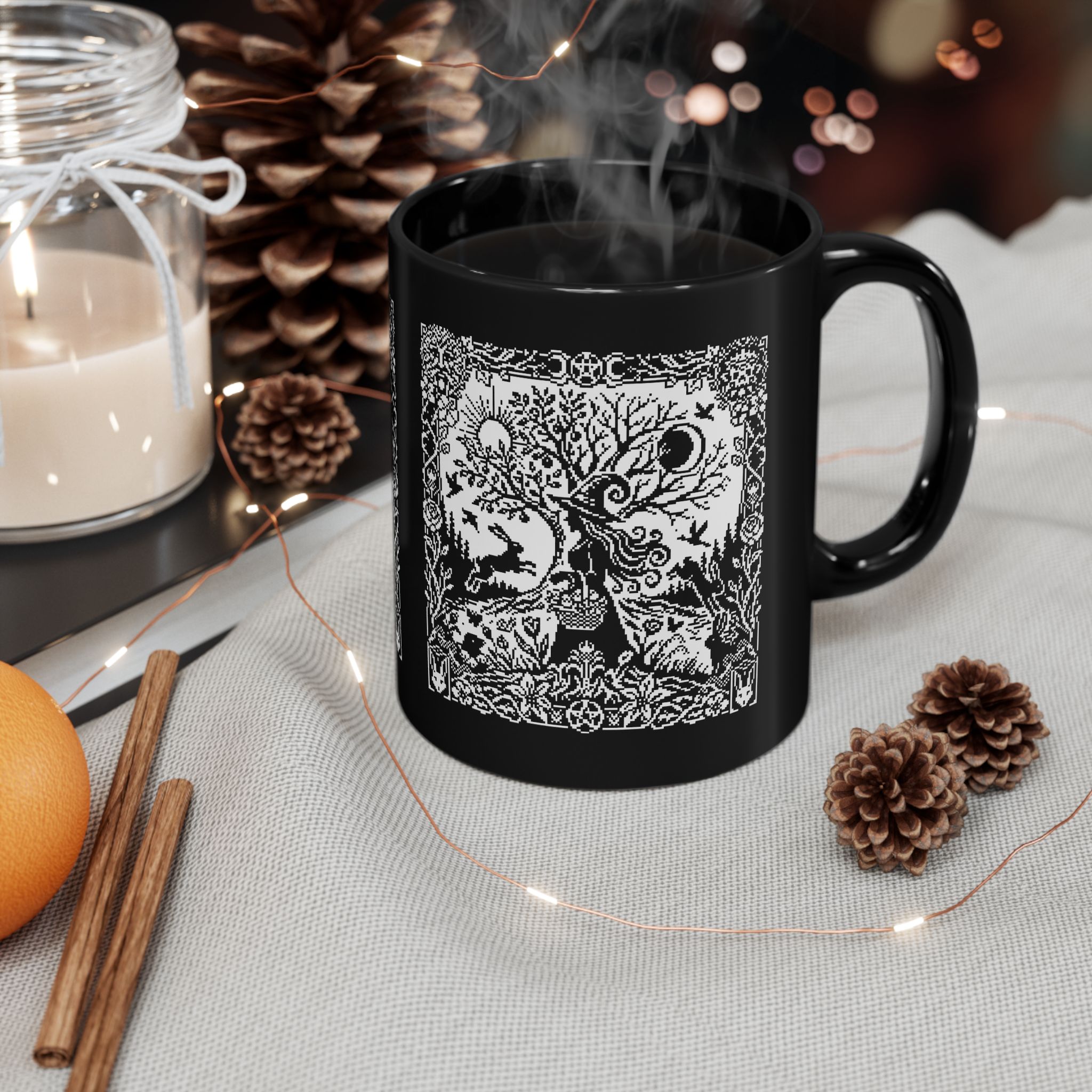 Ostara Witch Ceramic Mug - Image 4