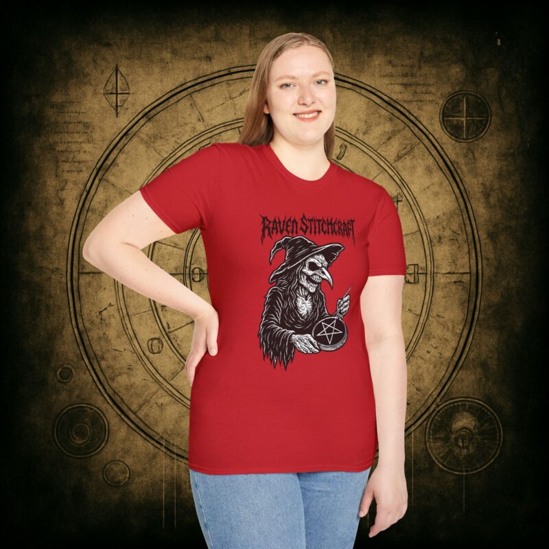 Raven Stitcher Unisex T-Shirt - Image 70
