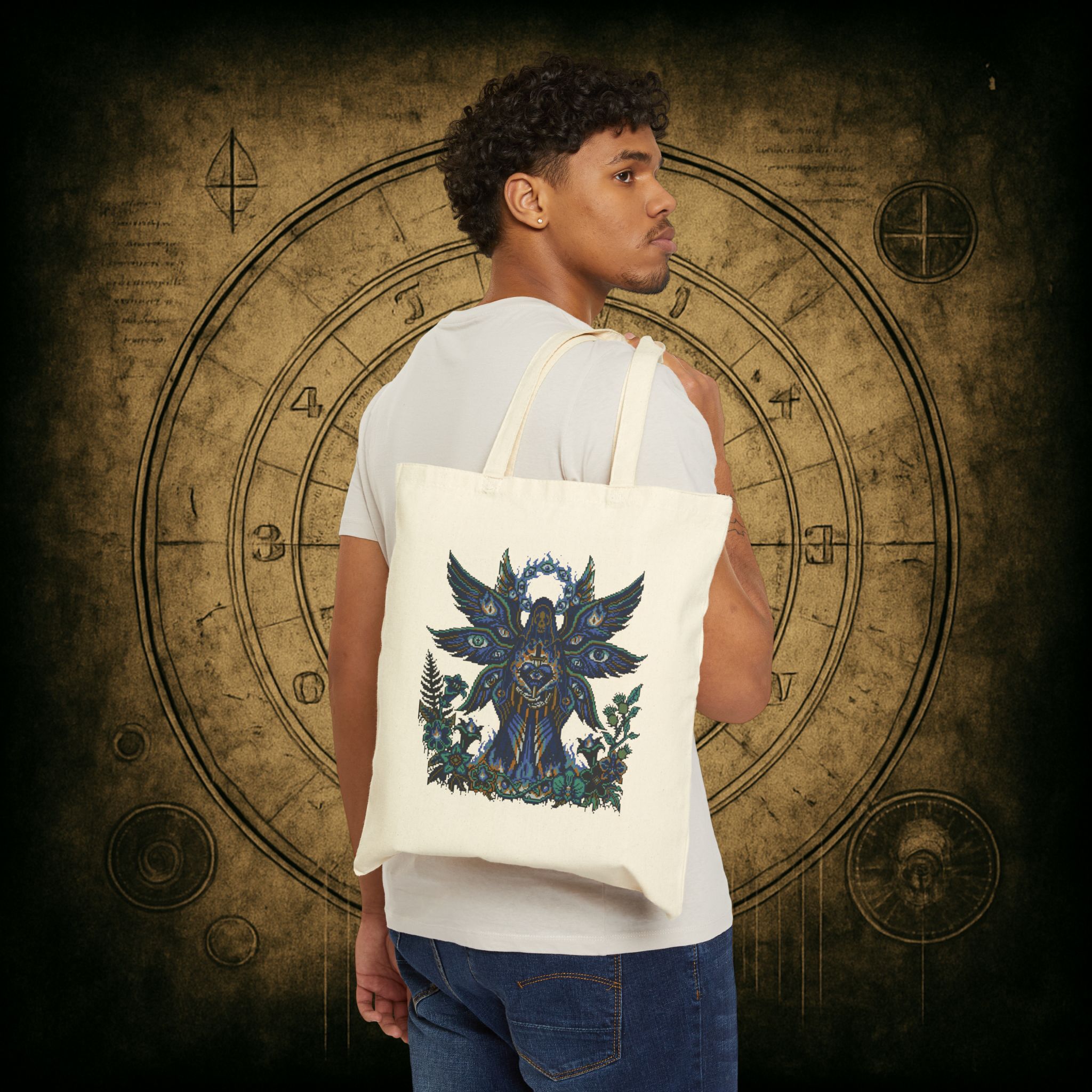 Fallen Seraphim Night Tote Bag - Image 9