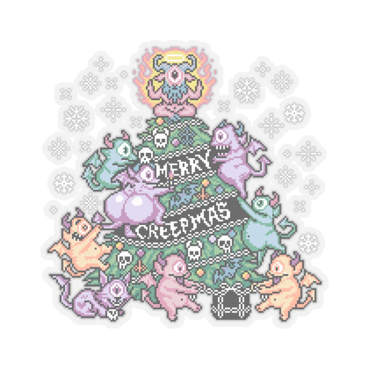 Merry Creepmas Kiss-Cut Sticker - Image 10