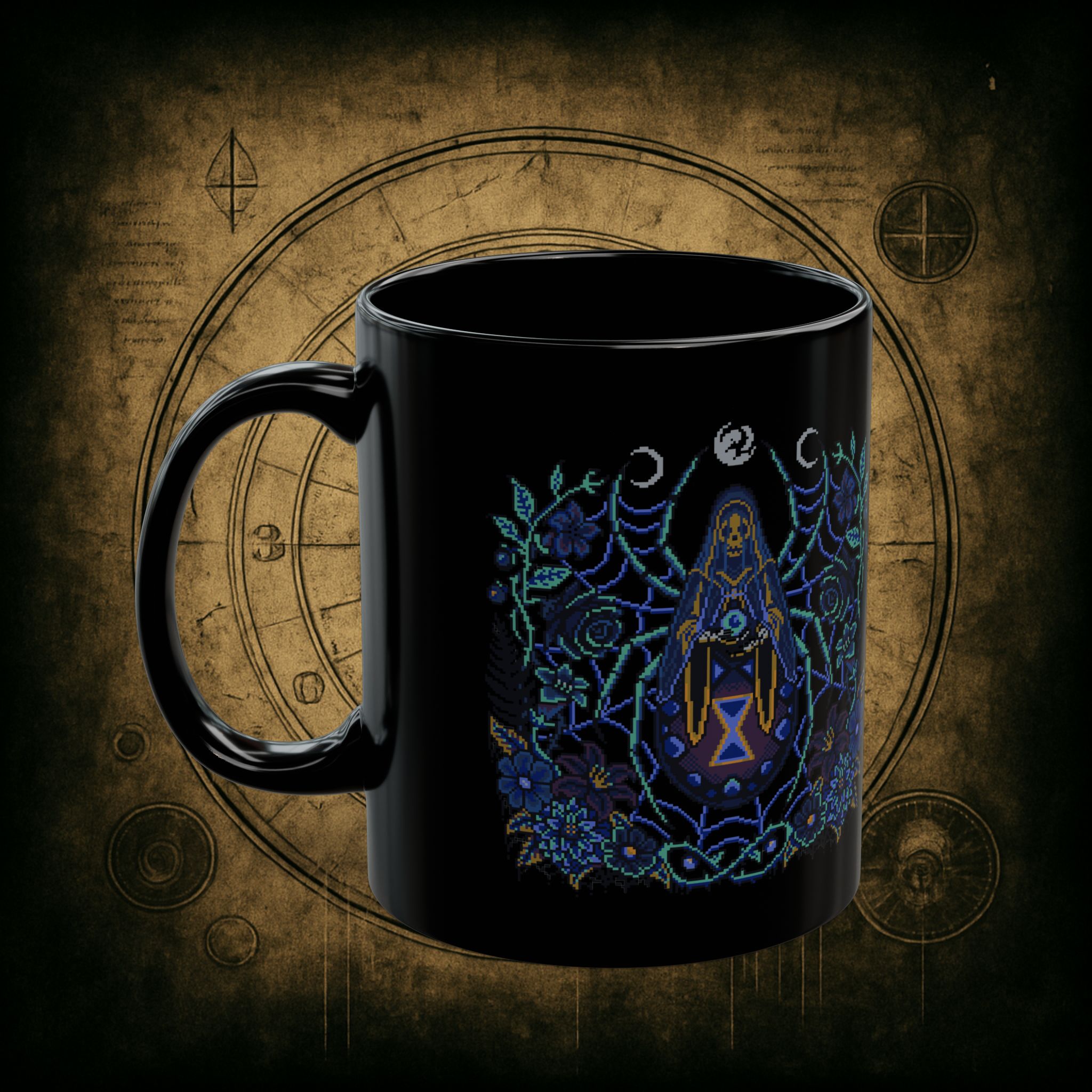 Black Widow Night Ceramic Mug - Image 3