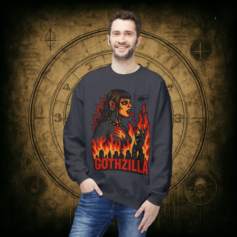 Gothzilla Unisex Sweatshirt - Image 21