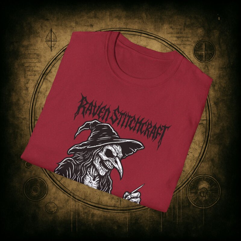 Raven Stitcher Unisex T-Shirt - Image 74